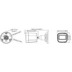 Caméra analogique bullet 2 MP Hikvision | KYR Consulting