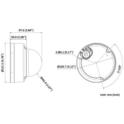 Caméra IP dôme AcuSense 6 MP Hikvision | KYR Consulting