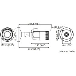Caméra IP bullet 4 MP Hikvision | KYR Consulting