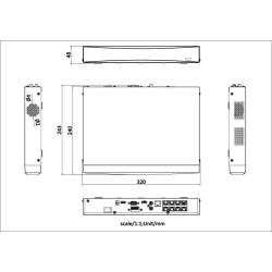 NVR AcuSense 8 voies 4K Hikvision | KYR Consulting