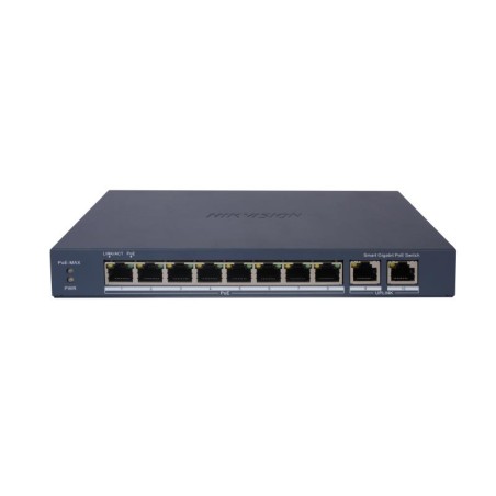 Switch PoE 8 ports Gigabit Hikvision | KYR Consulting