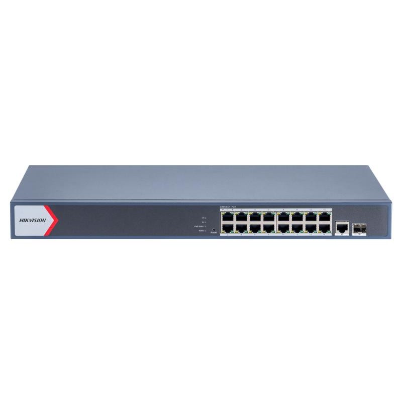 Switch PoE 16 ports Gigabit Hikvision | KYR Consulting