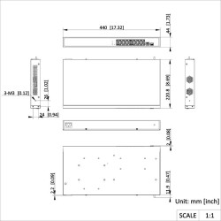 Switch PoE 16 ports Gigabit Hikvision | KYR Consulting