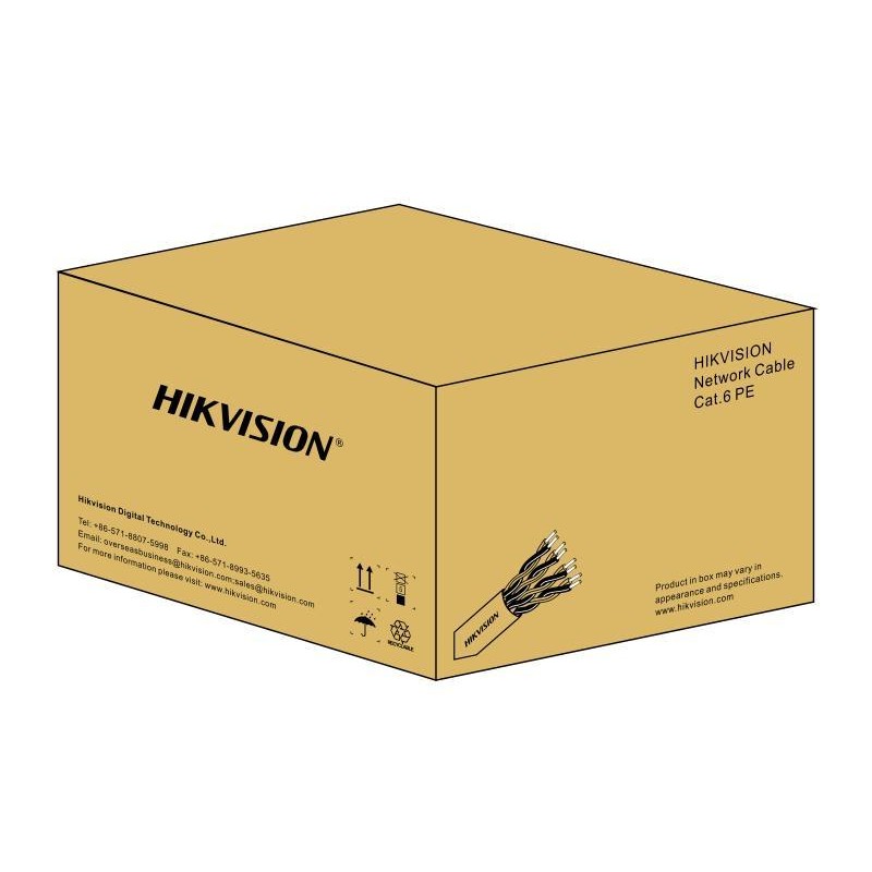 Câble réseau Cat6 305 m Hikvision | KYR Consulting
